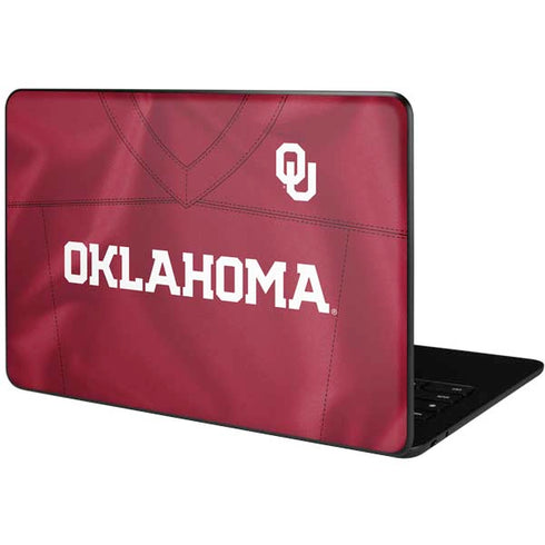 University of Oklahoma Red Jersey Google Pixelbook Go Skin